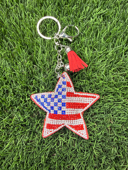 American flag star