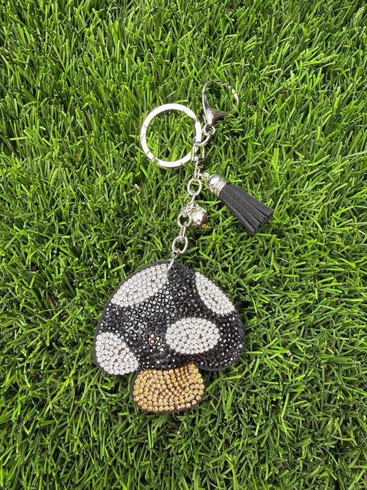 Black magical mushroom