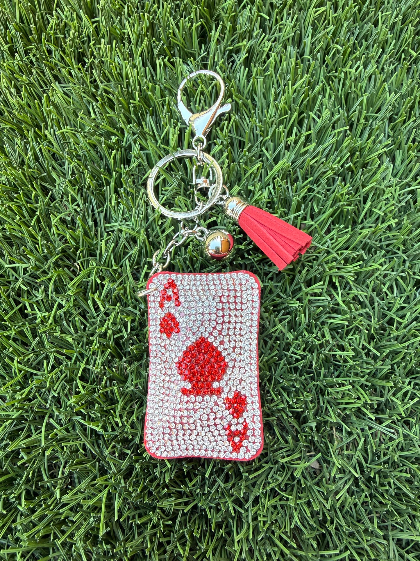 Red spade card