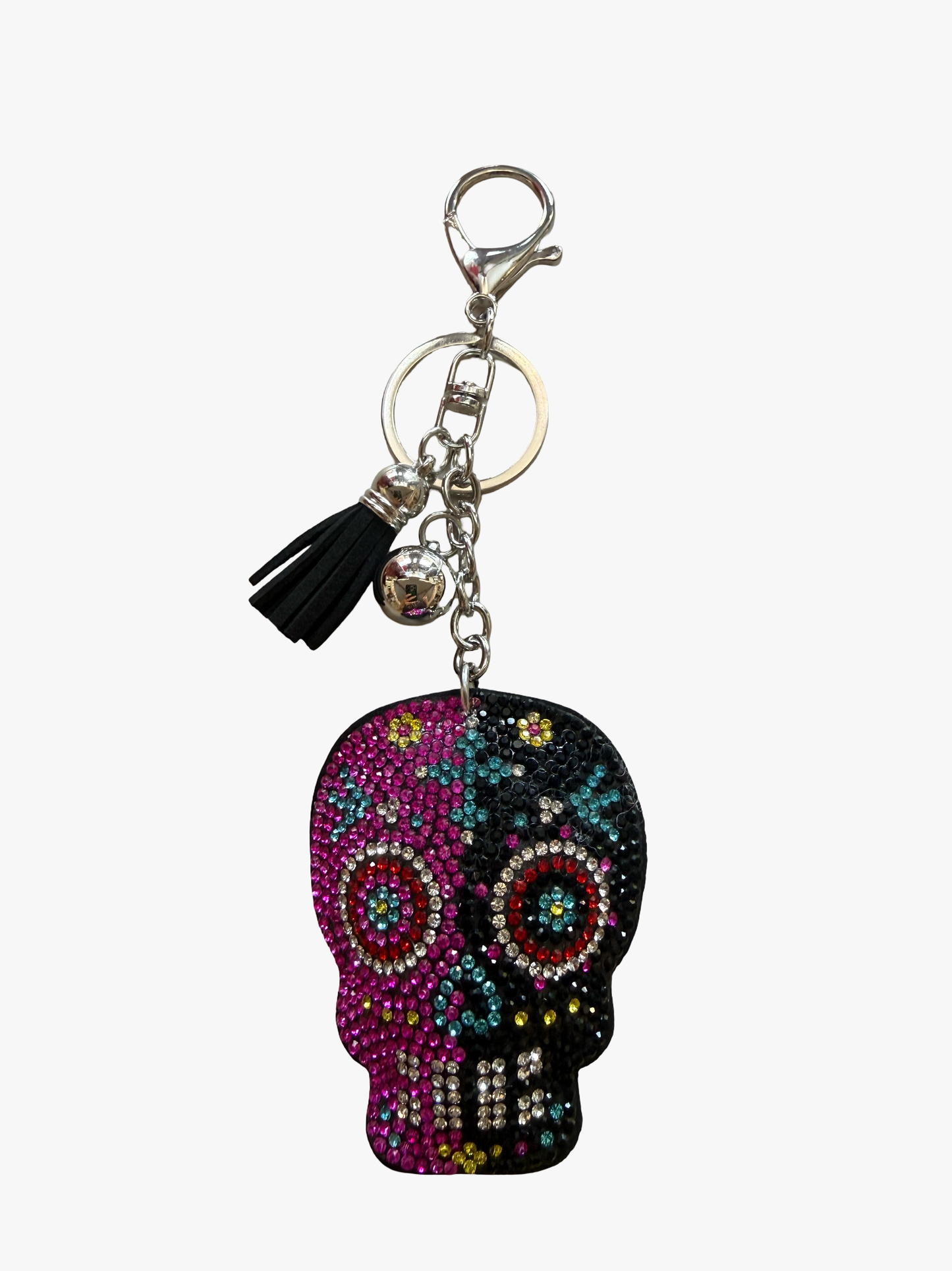 Pink and black Sugar skull