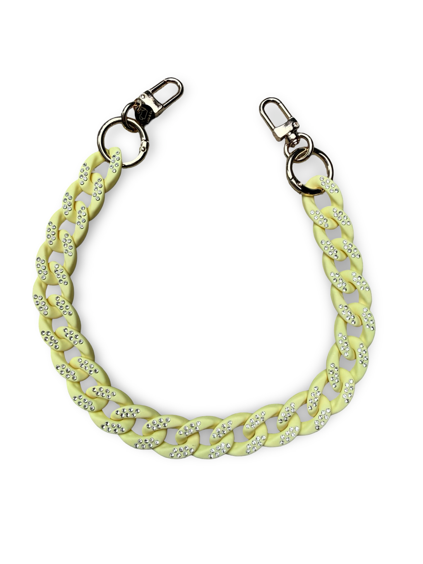Matte butter yellow mini Glimmer chain