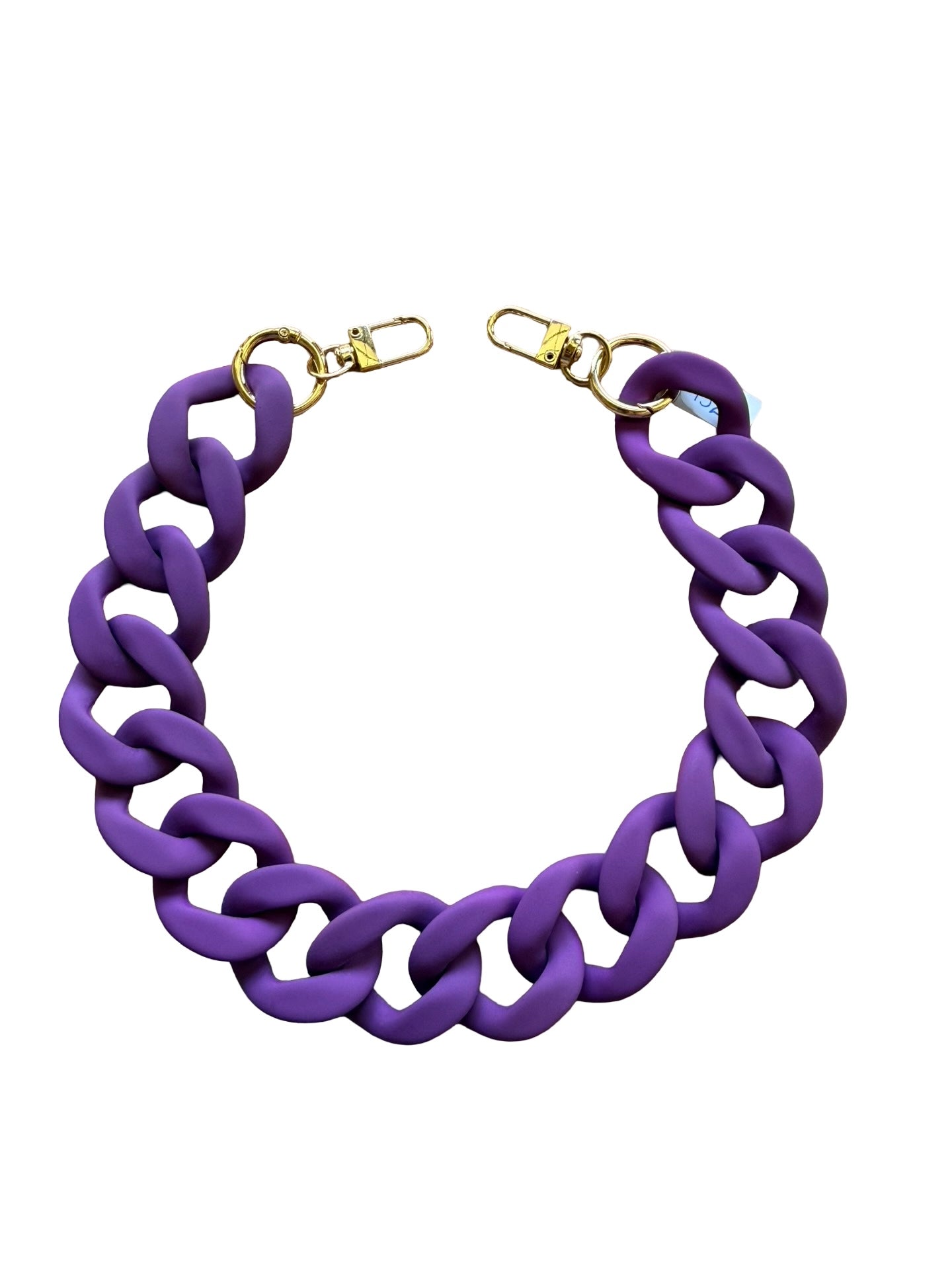 Dark purple matte flat link
