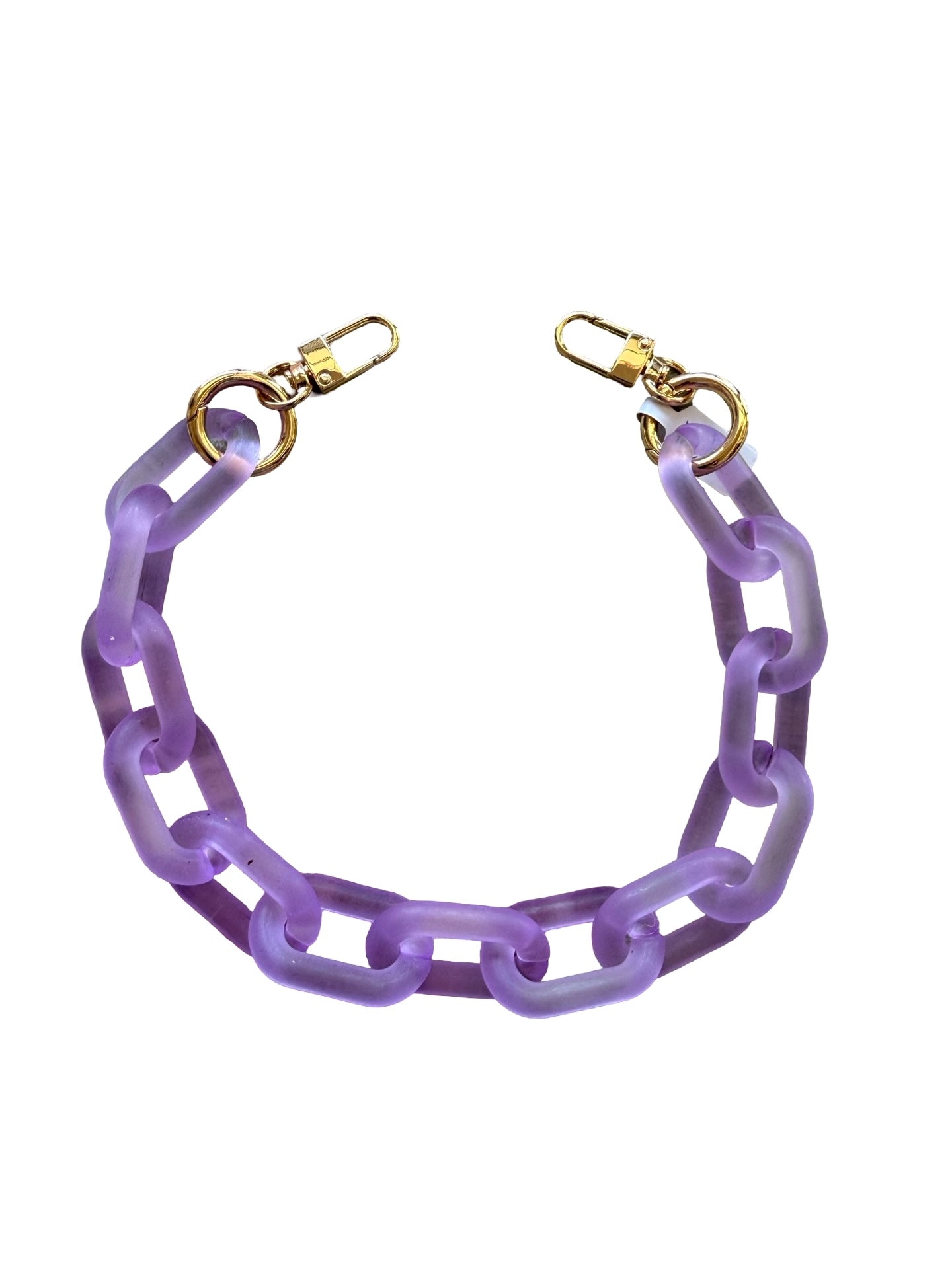 Frosted purple pop link