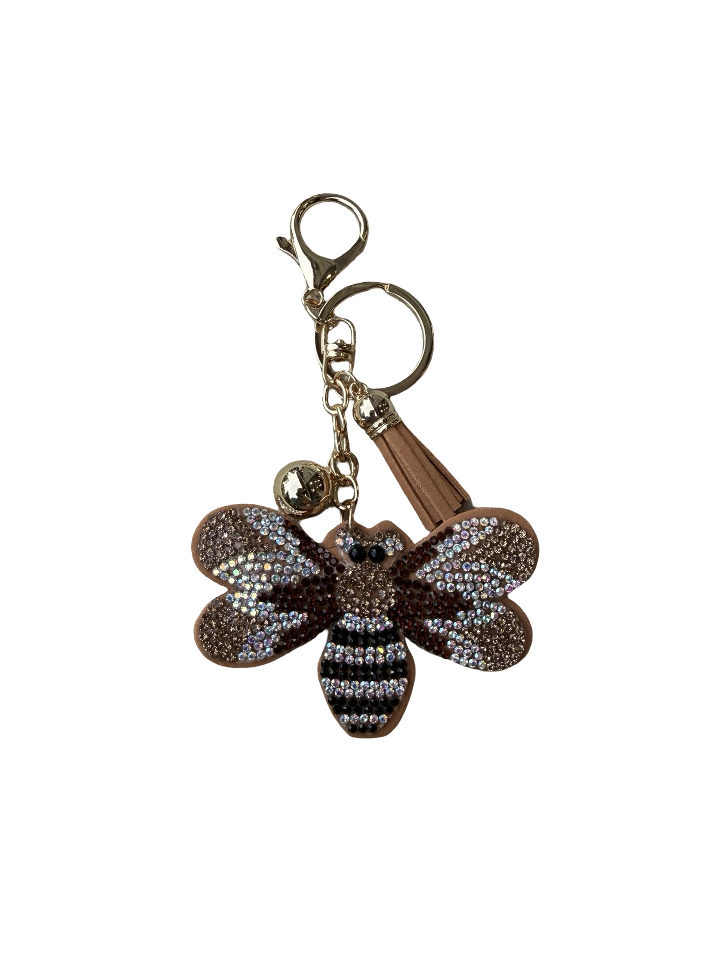 Brown bee charm