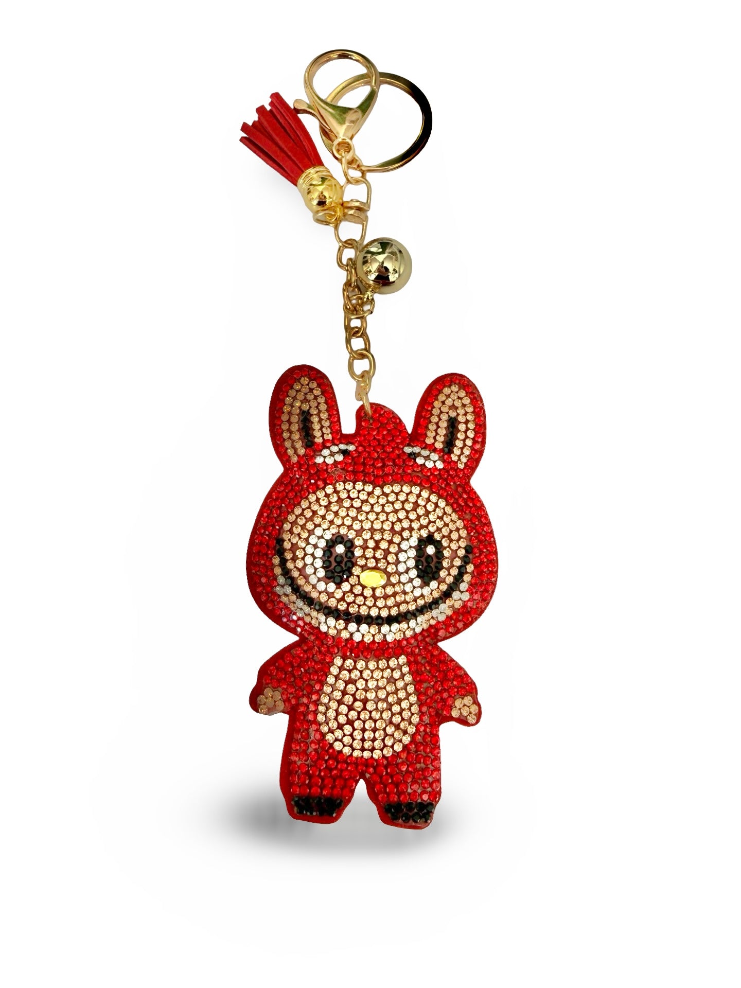 Red Labubu charm