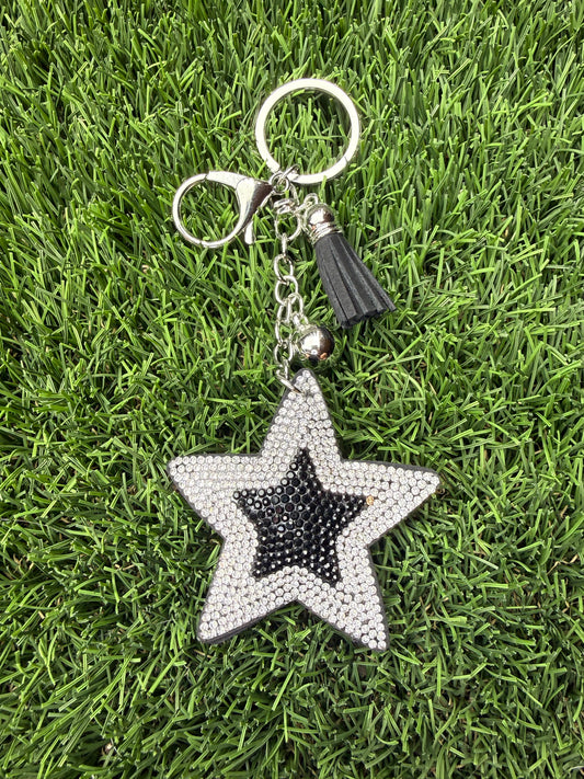 Black and silver star