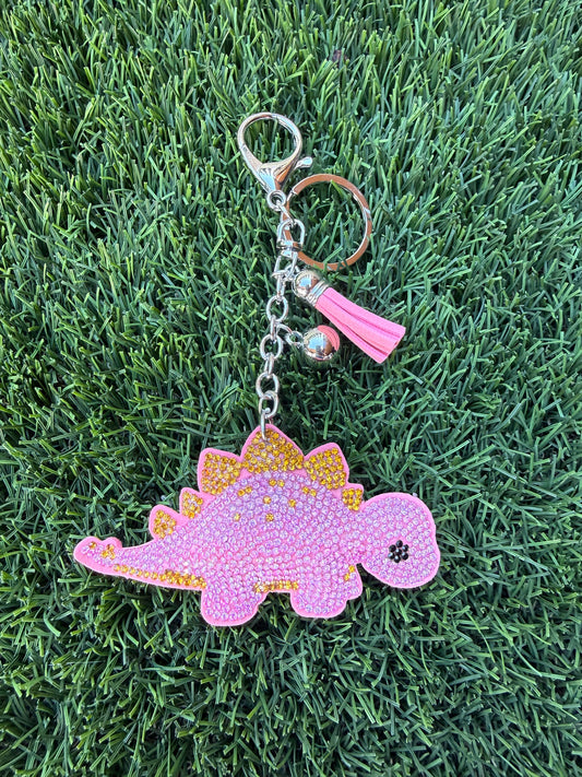 Pink and gold dino