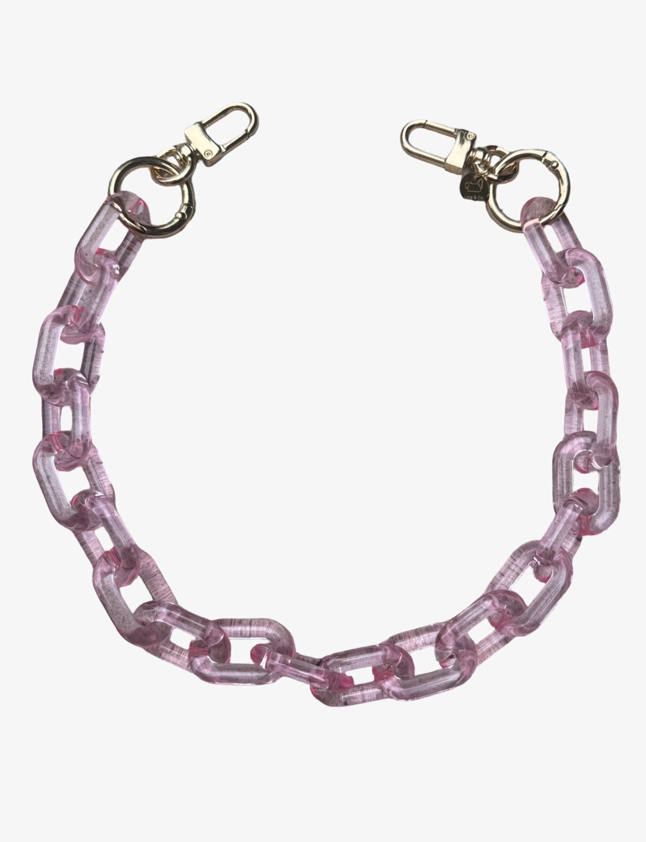 Baby pink chain link