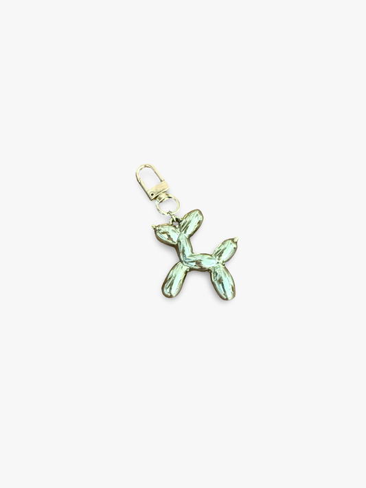 Gold Balloon dog charm