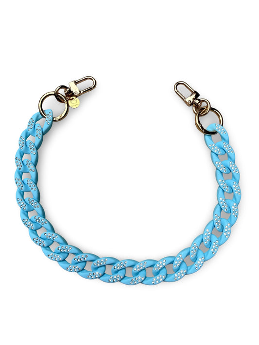 Matte baby blue glimmer mini