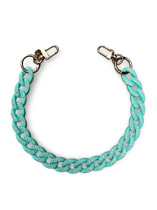 Sea foam Matte Glimmer mini chain