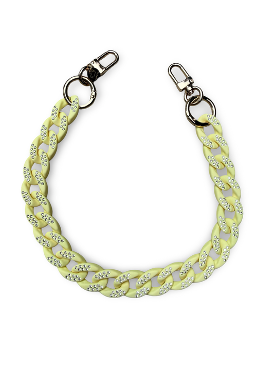 Matte butter yellow mini Glimmer chain