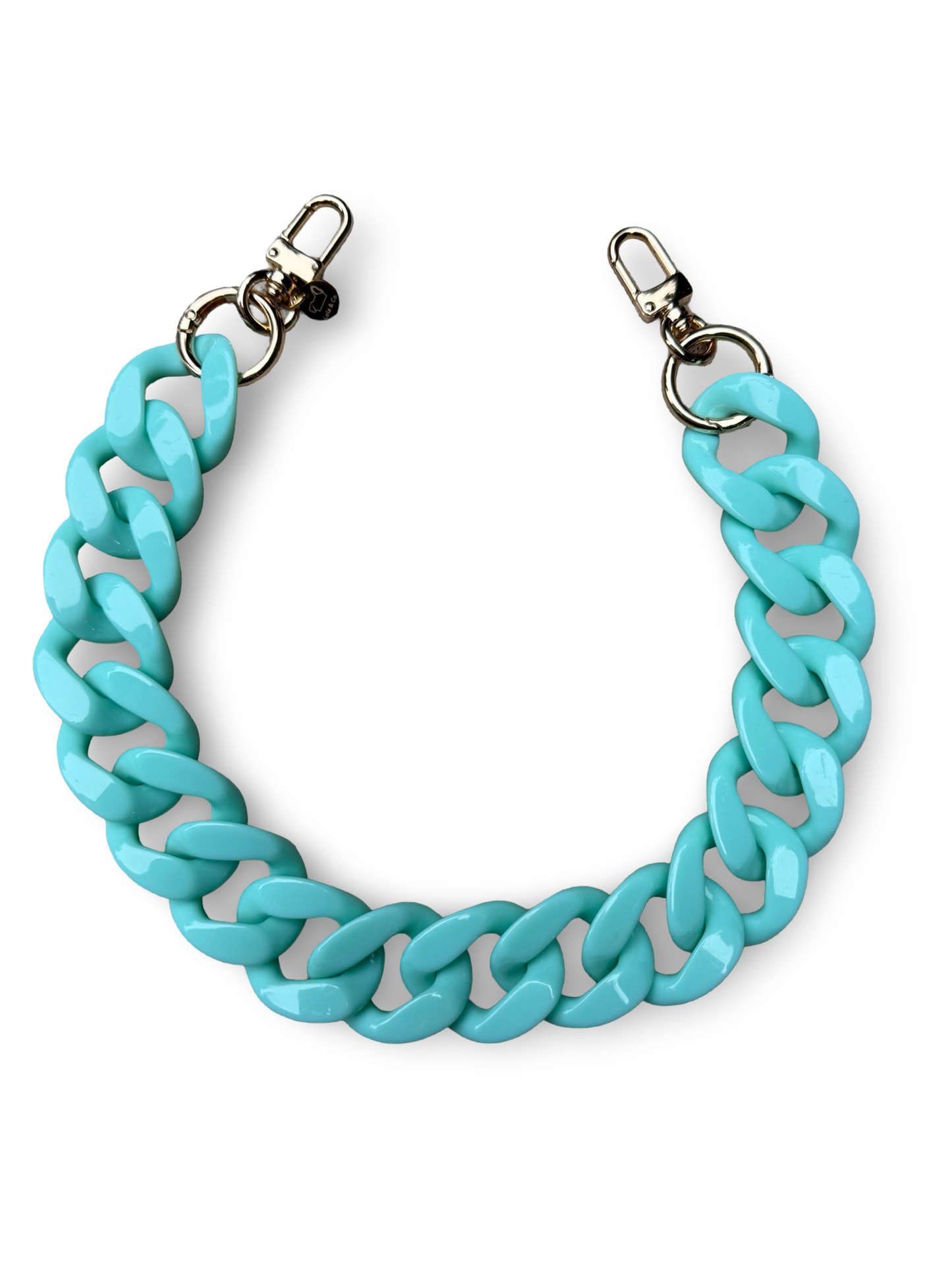 Sea Foam flat link bag chain