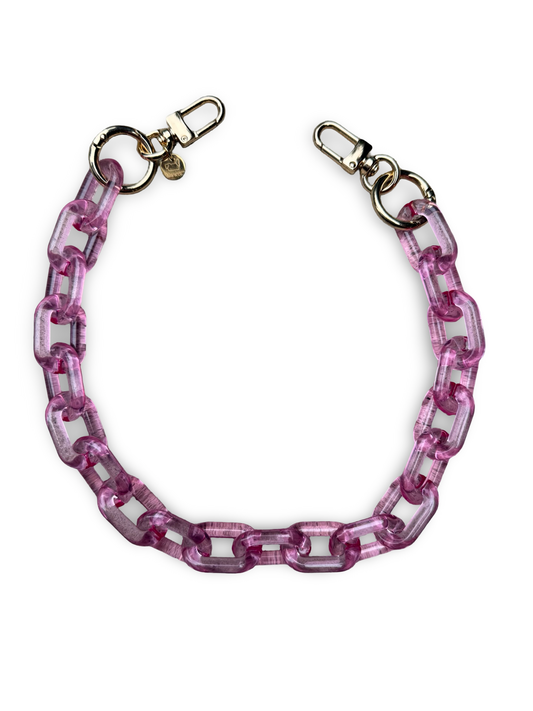 Hot pink chain link