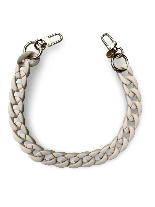 Matte tan mini flat link