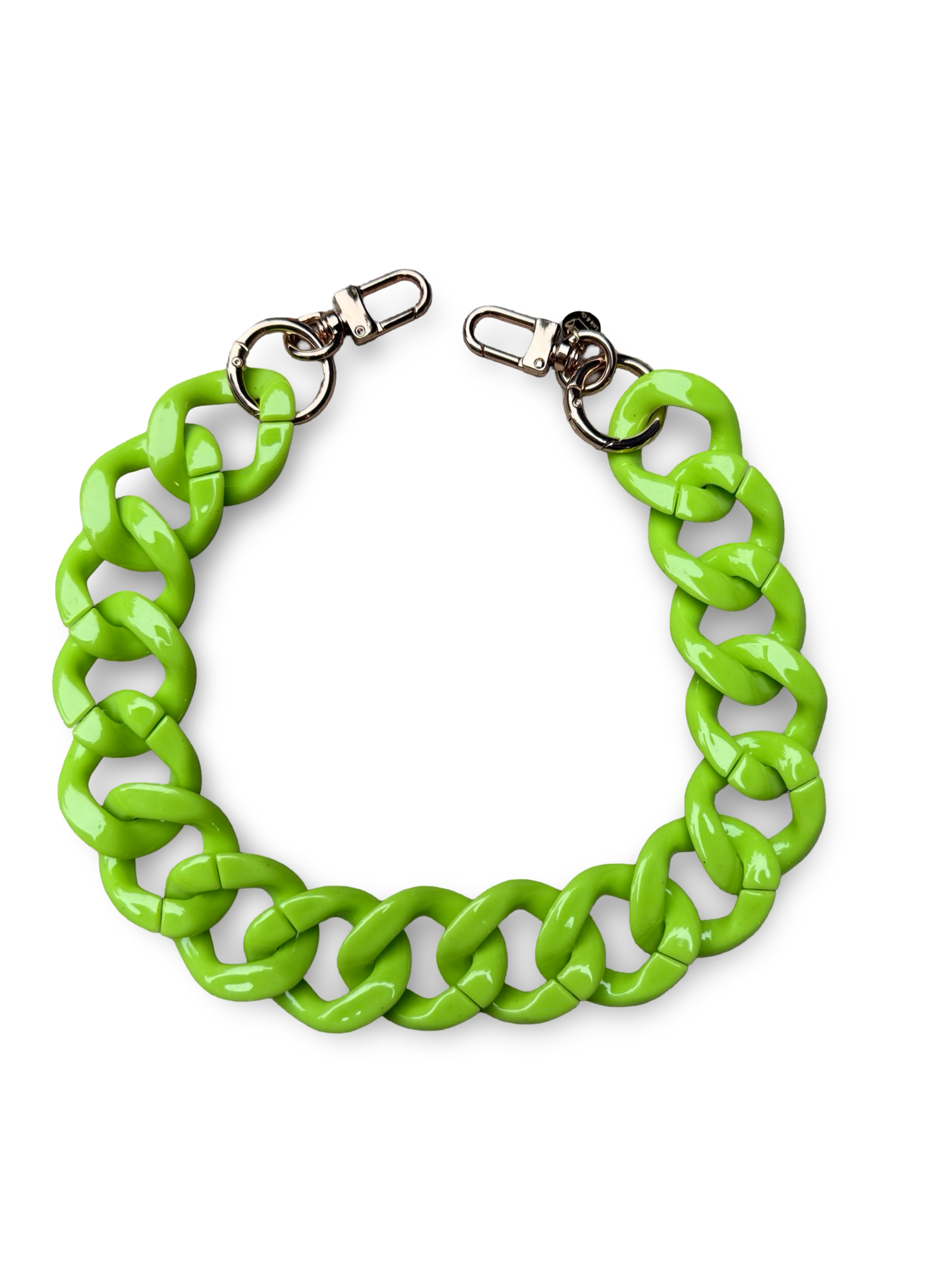 Lime green flat link