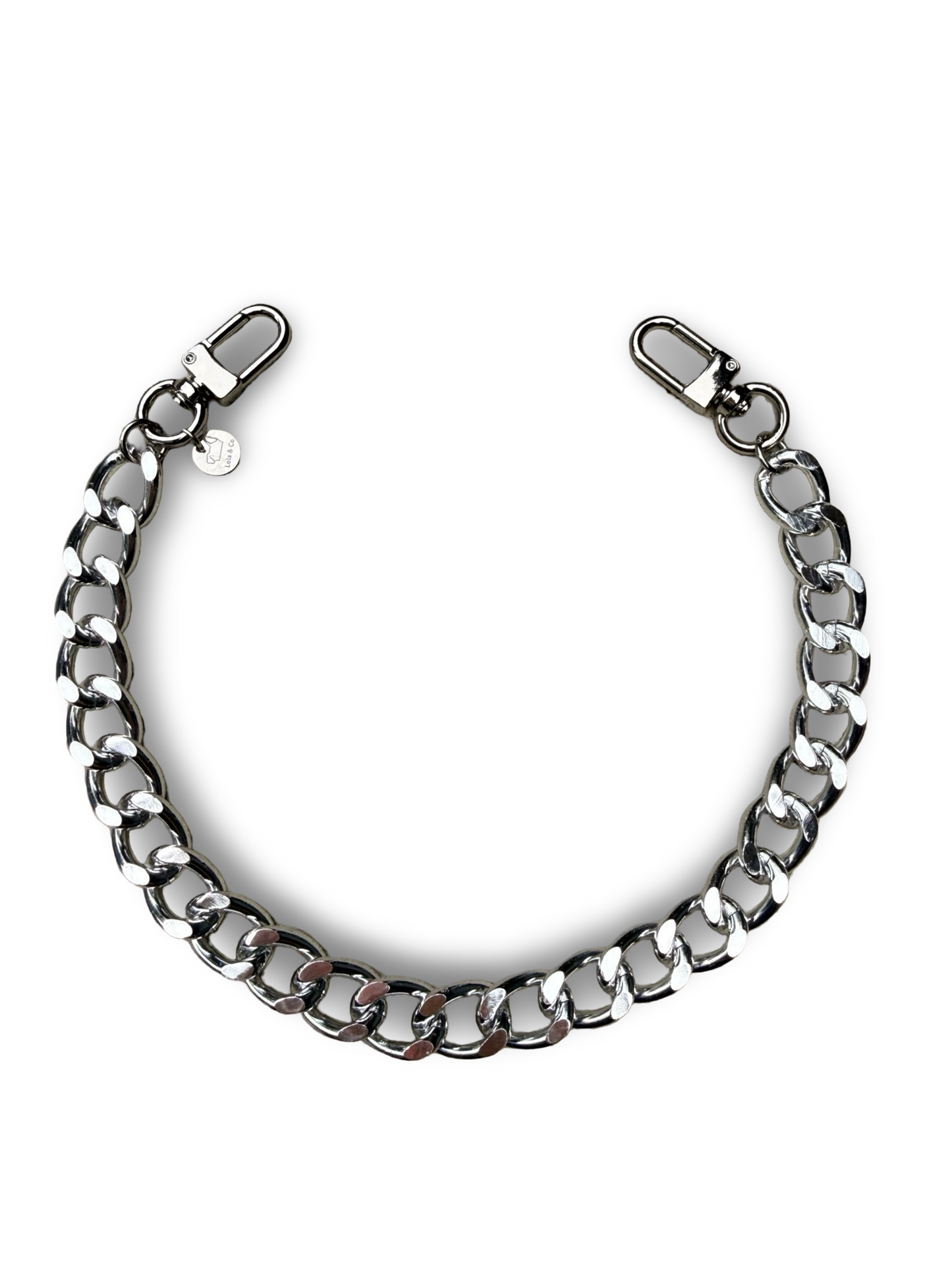 Silver aluminum chain