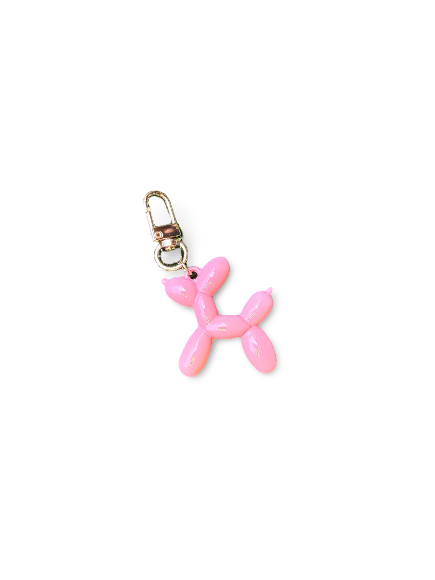 Pink Ballon dog charm