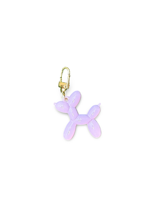 Lavendar Balloon dog Charm