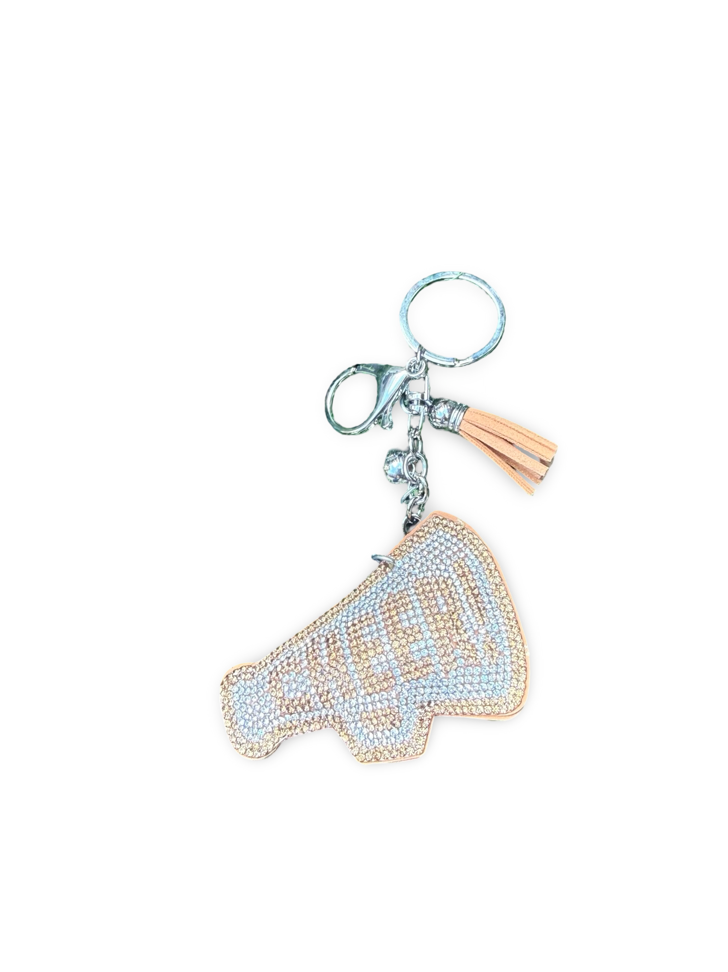 Gold cheer megaphone