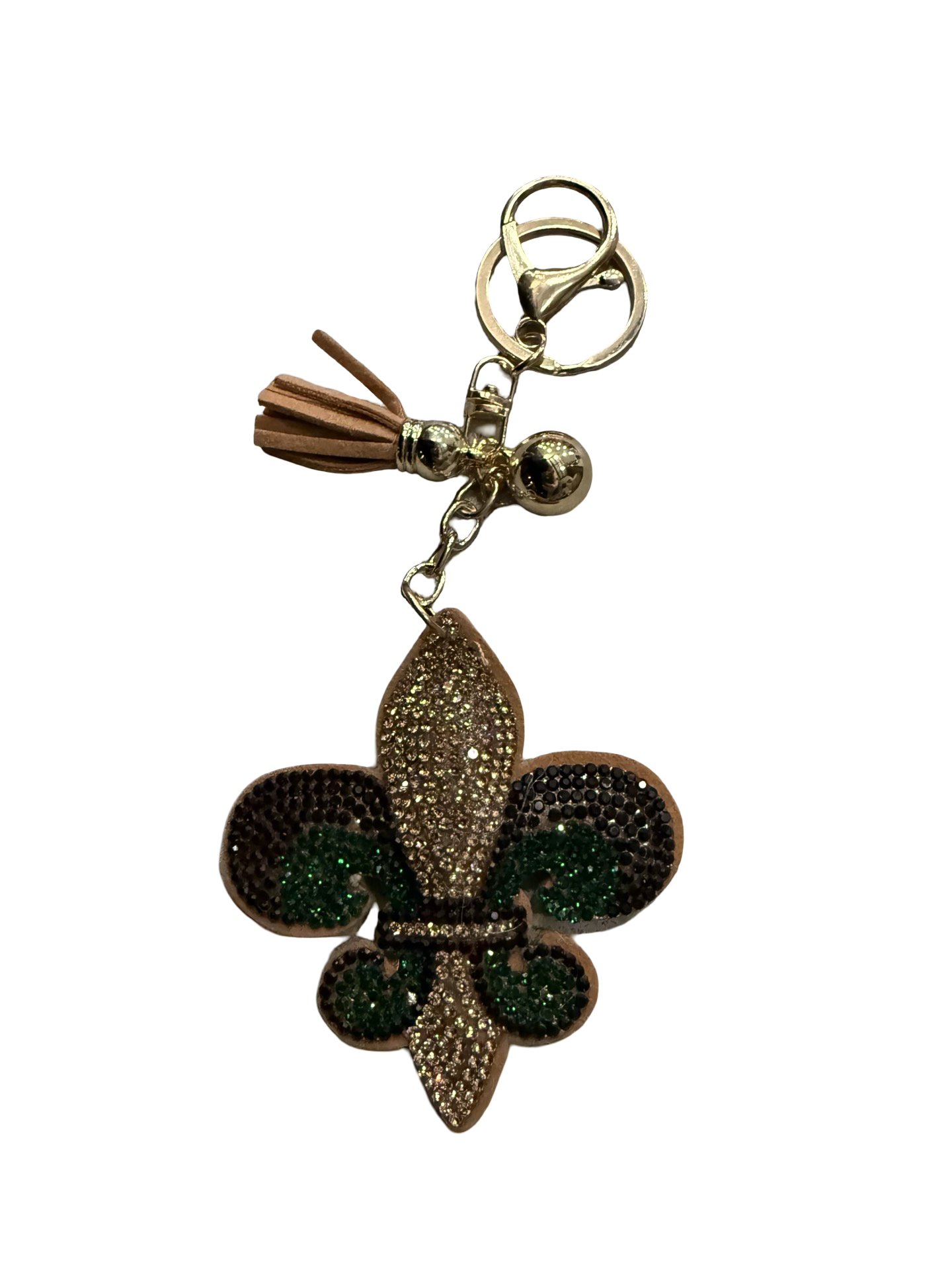 Brown Fleur de Lis charm