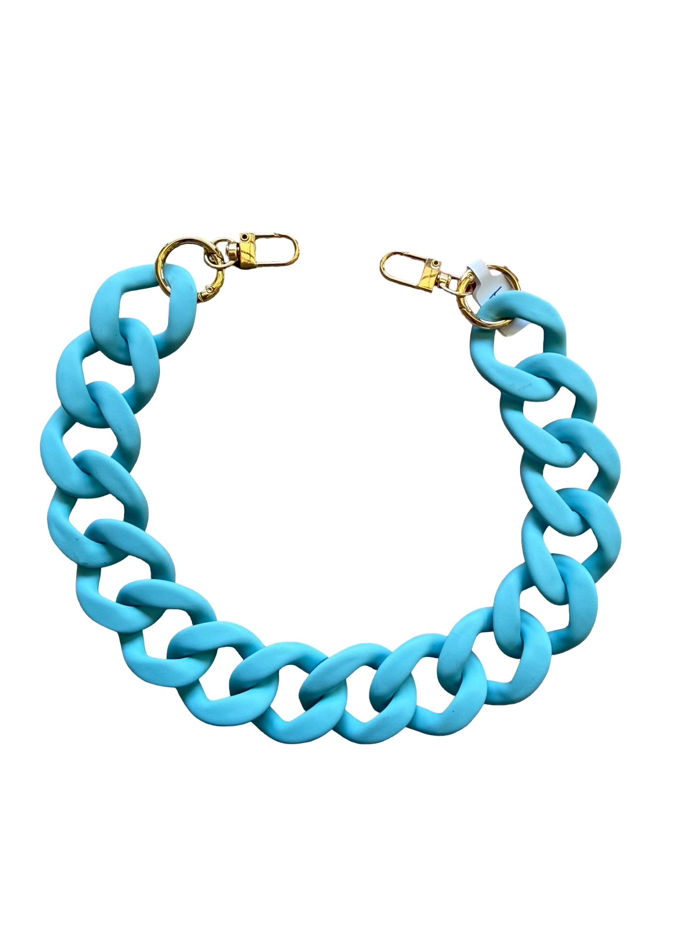 Sky blue matte flat link
