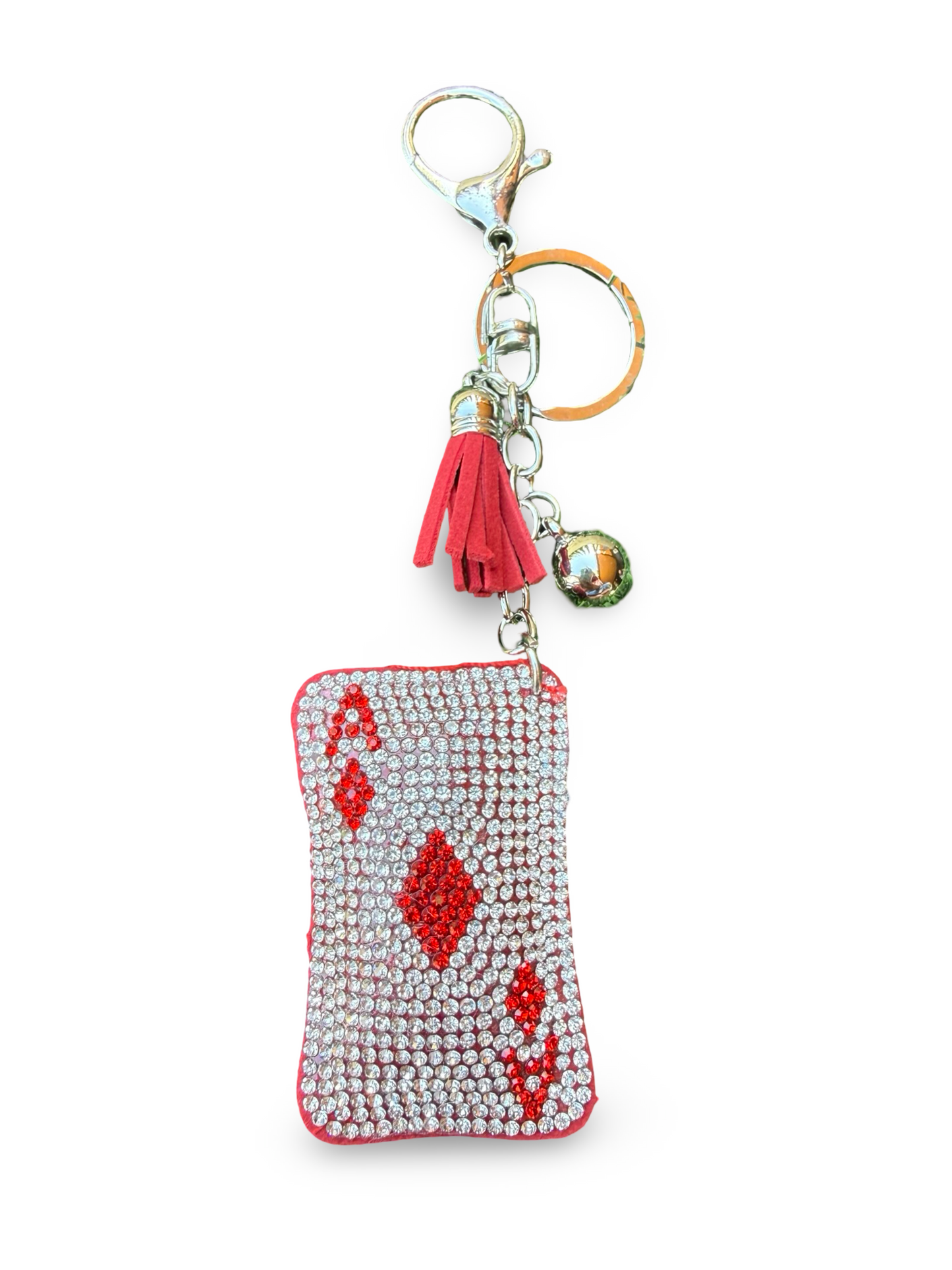 Red Diamond card charm