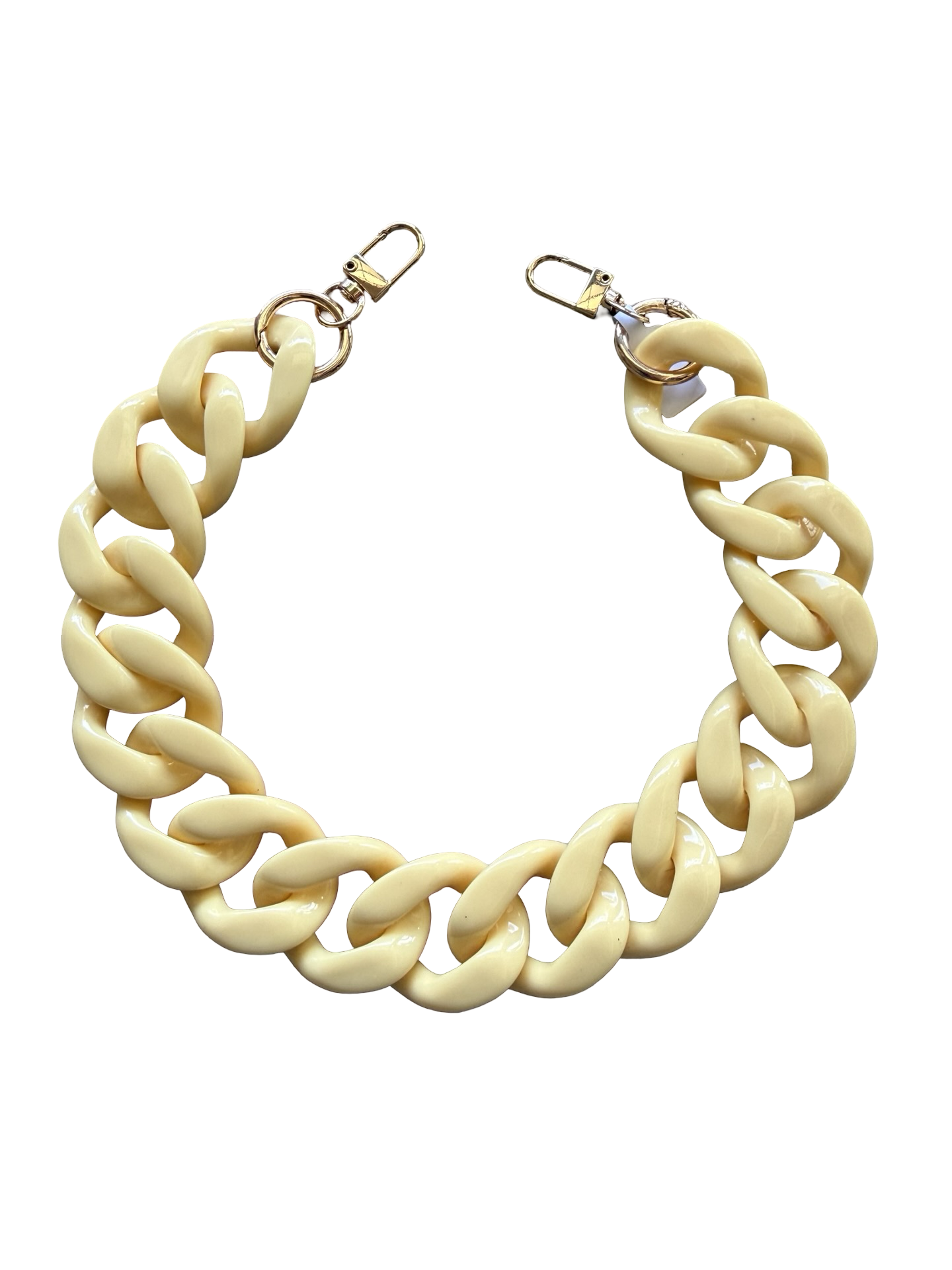 Butter yellow flat link