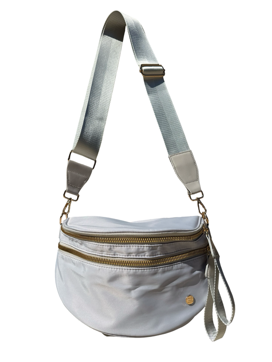 Platinum grey crossbody