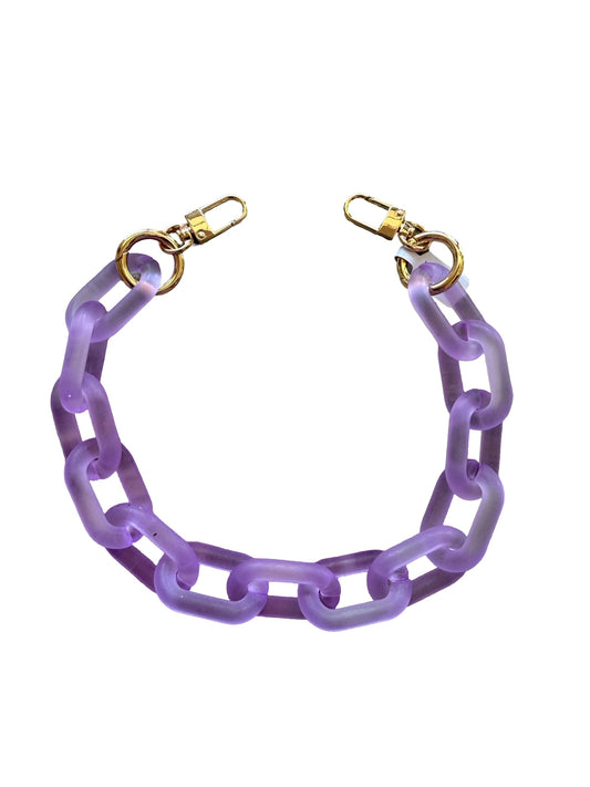 Frosted purple pop link