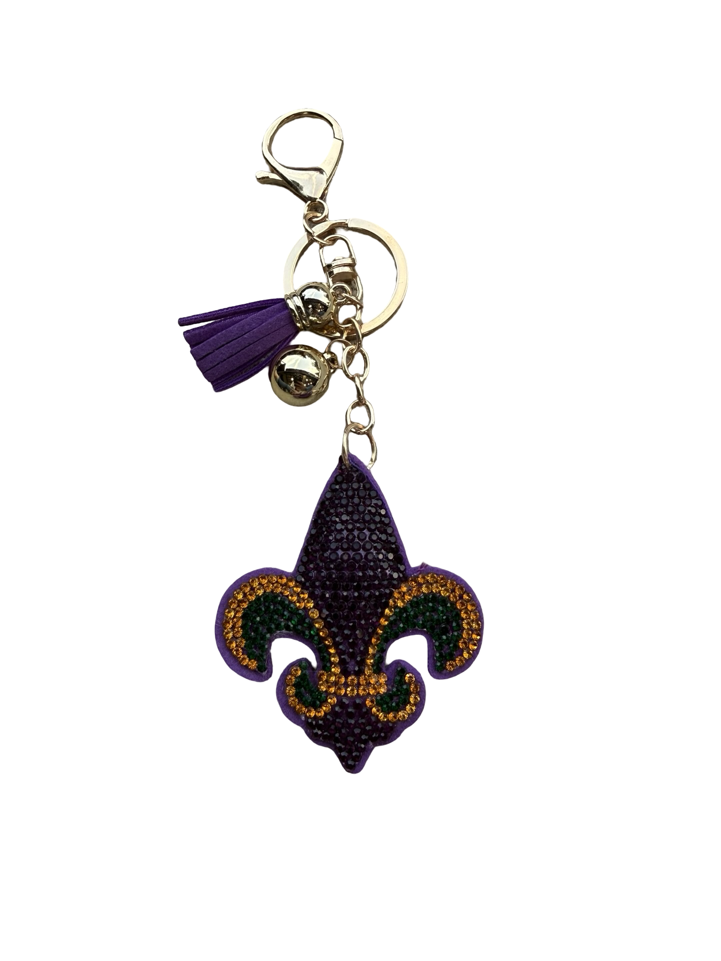 Mardi Gras Fleur de Lis charm