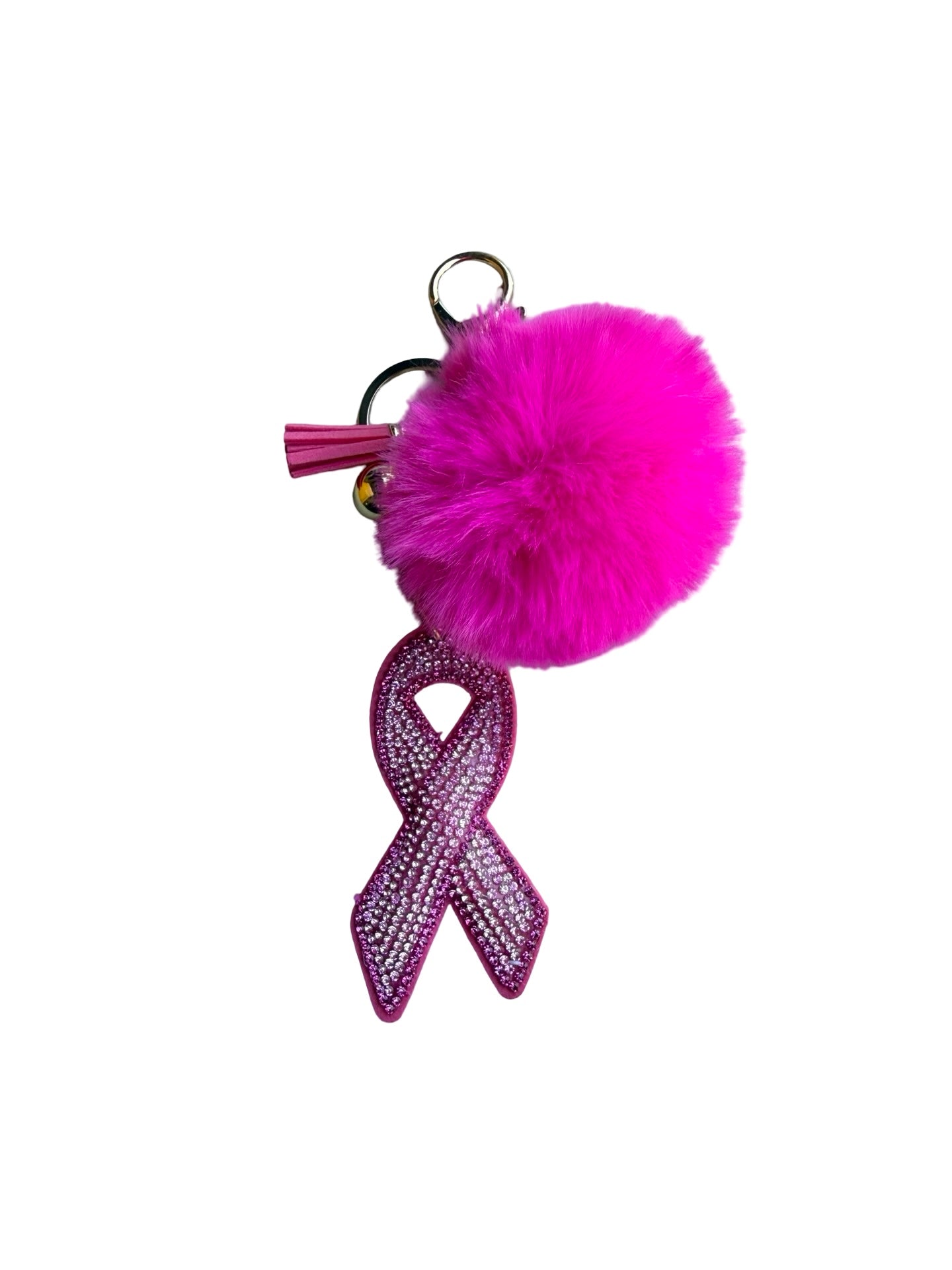 Breast cancer Ribbon puff