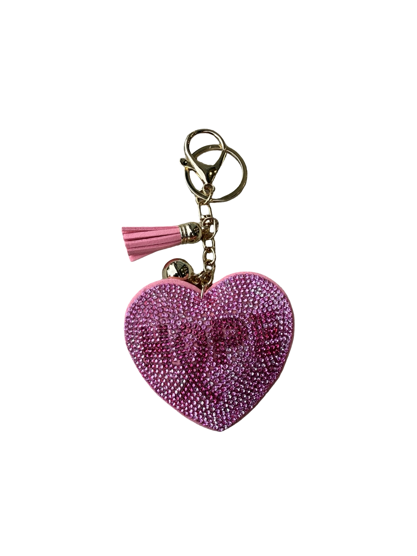 Pink Hope Heart charm