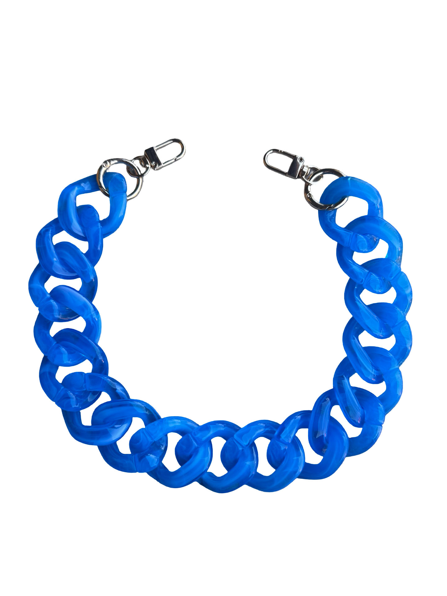 Blue jelly flat link