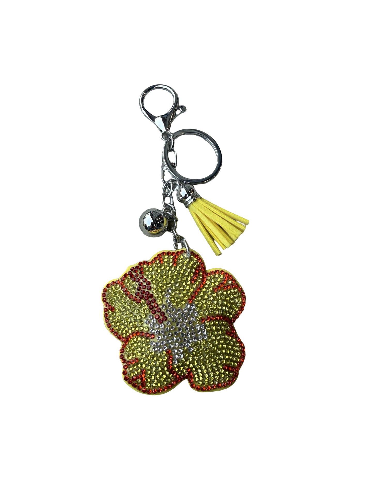 Yellow Hibiscus Flower Charm