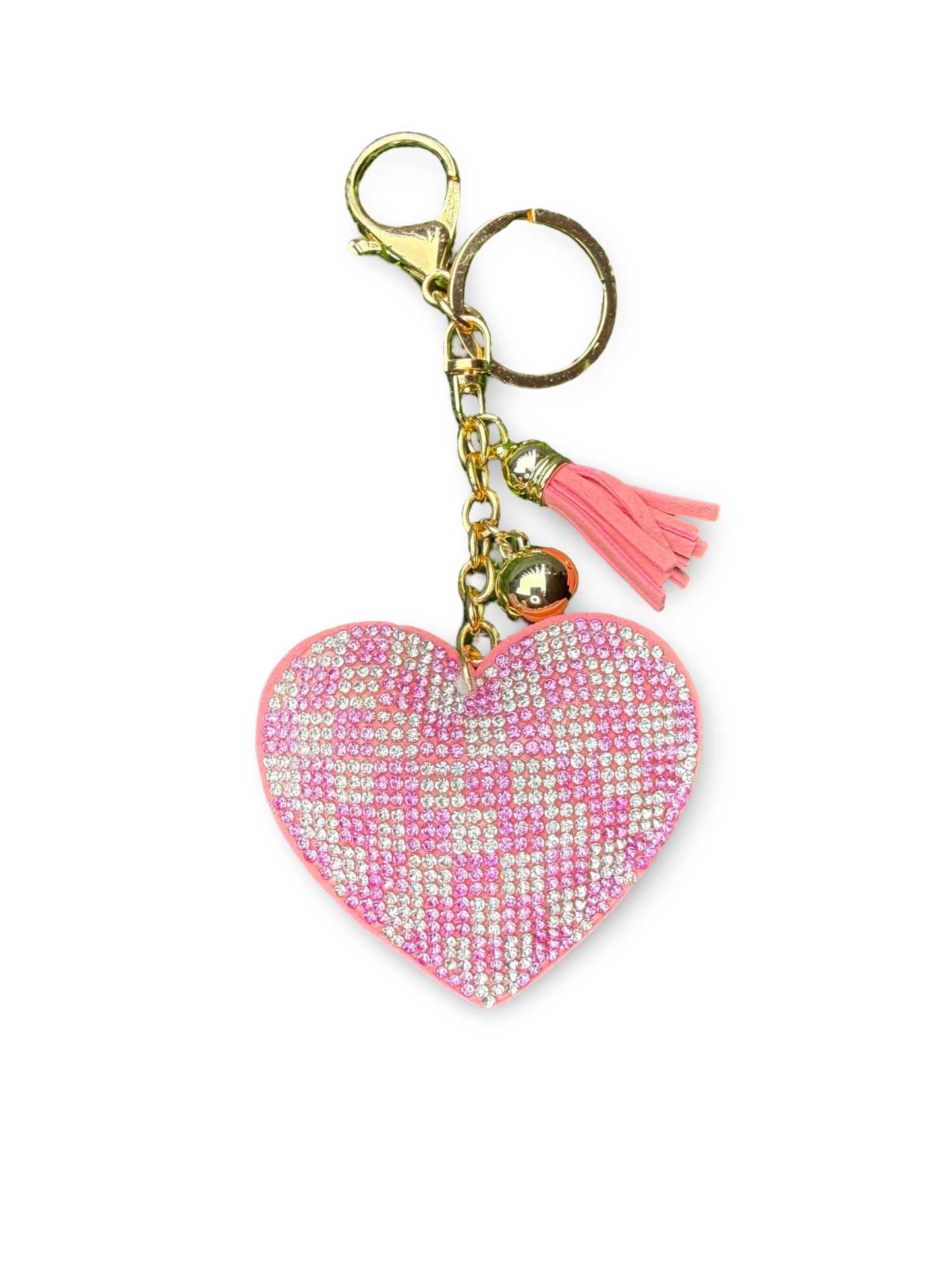 Pink checkered heart